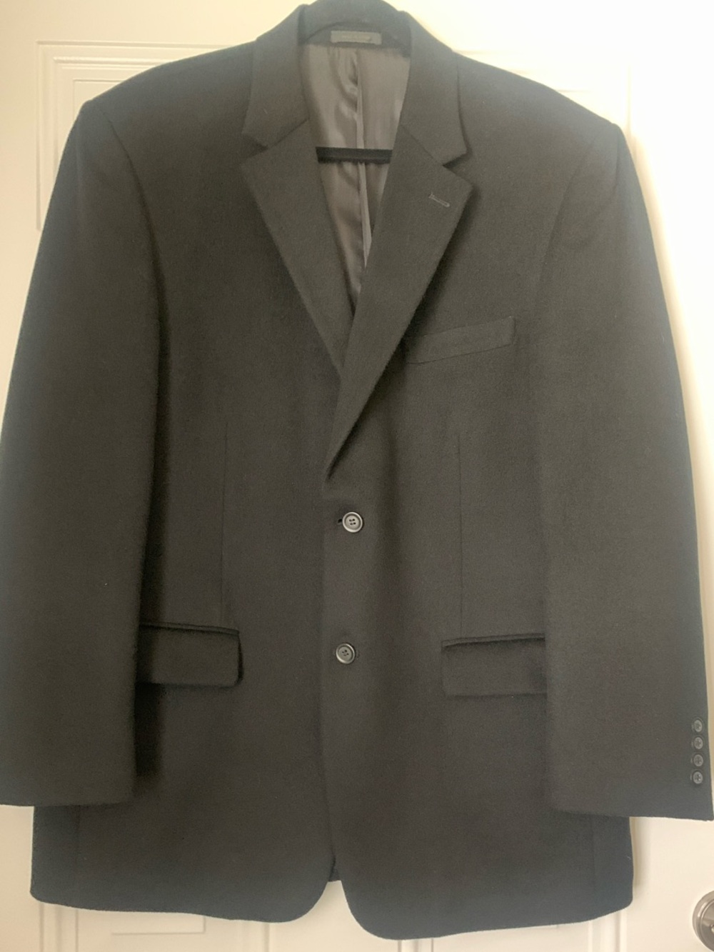Men's Classic T Harris London Wool/Silk/Cashmere Two-Button Blazer Size 42R